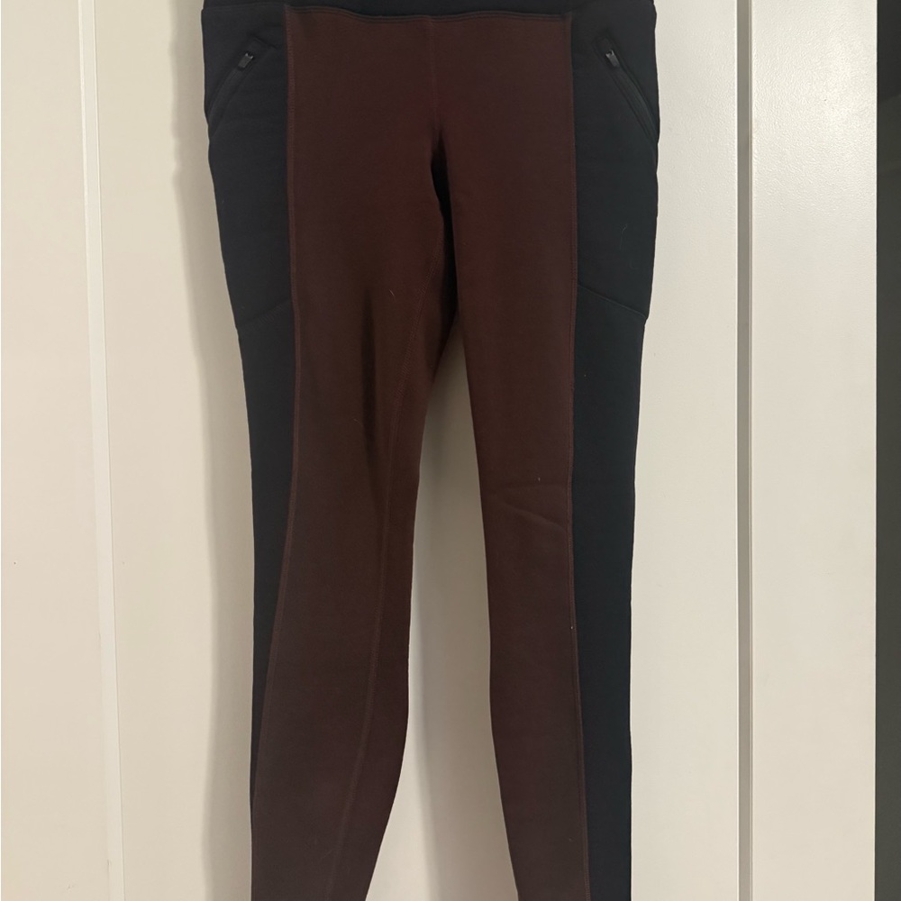 Athleta Black and Brown Leggings